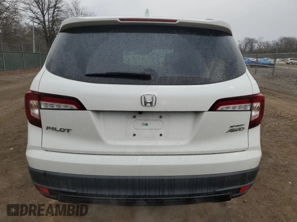 2022 Honda Pilot Sport with VIN 5FNYF6H32NB092272, listed as a Copart auction lot 47197305 with 20,770 mi miles and Salvage Title. Bid and sale history available at DreamBid. Image 6.