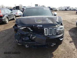 2018 Jeep Grand Cherokee Overland with VIN 1C4RJFCG8JC262591, listed as a Copart auction lot 47814985 with 135,542 mi miles and Salvage Title. Bid and sale history available at carsss.com. Image 5.