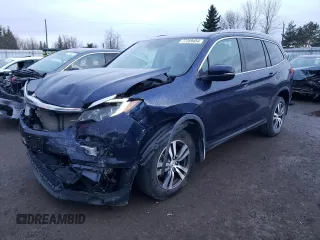 2018 Honda Pilot EX z VIN 5FNYF6H34JB503388, wystawiony jako Copart lot #77259454 z przebiegiem 120 806 mil mil oraz Szkoda całkowita • Salvage title. Historia ofert i sprzedaży dostępna na DreamBid. Obrazek 1.