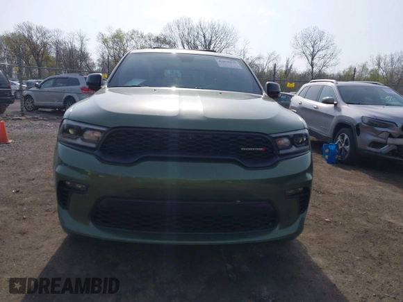 2021 Dodge Durango GT Plus with VIN 1C4RDJDGXMC663928, listed as a IAAI auction lot 42070119 with 77,110 mi miles and . Bid and sale history available at DreamBid. Image 12.