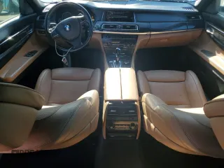 2015 BMW 7 Series 750Li xDrive with VIN WBAYF8C50FD655443, listed as a Copart auction lot 61092005 with Not provided miles and Salvage title. Bid and sale history available at DreamBid. Image 8.