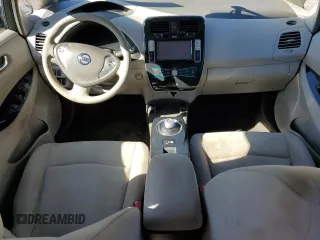 2011 Nissan LEAF SL with VIN JN1AZ0CP7BT007227, listed as a Copart auction lot 42256535 with 0 mi miles and Clean Title. Bid and sale history available at carsss.com. Image 8.