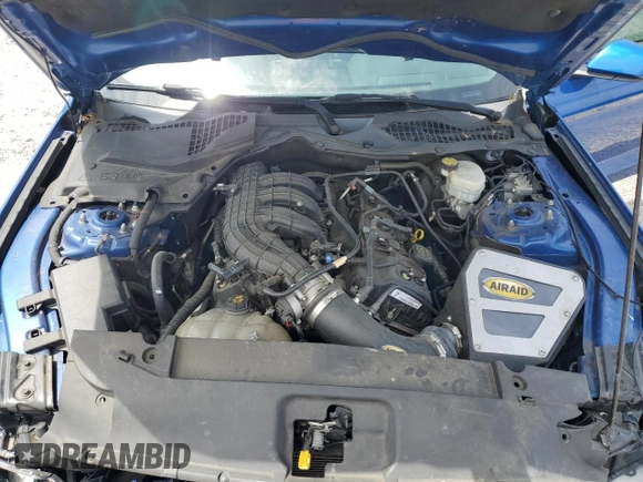 2017 Ford Mustang V6 with VIN 1FA6P8AM2H5301038, listed as a Copart auction lot 57375185 with 61,158 mi miles and Salvage title. Bid and sale history available at DreamBid. Image 11.