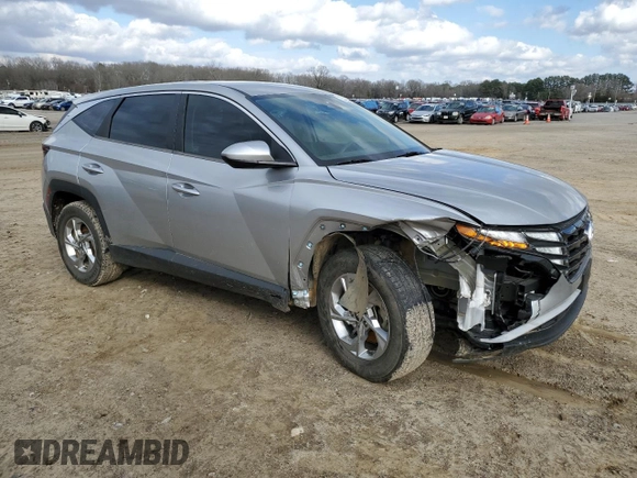 2022 Hyundai Tucson SE with VIN 5NMJA3AE5NH003805, listed as a Copart auction lot 42824585 with 61,765 mi miles and Salvage Title. Bid and sale history available at carsss.com. Image 4.