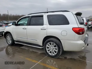 2015 Toyota Sequoia Platinum with VIN 5TDDW5G16FS125702, listed as a Copart auction lot 43027114 with 76,670 mi miles. Bid and sale history available at carsss.com. Image 2.