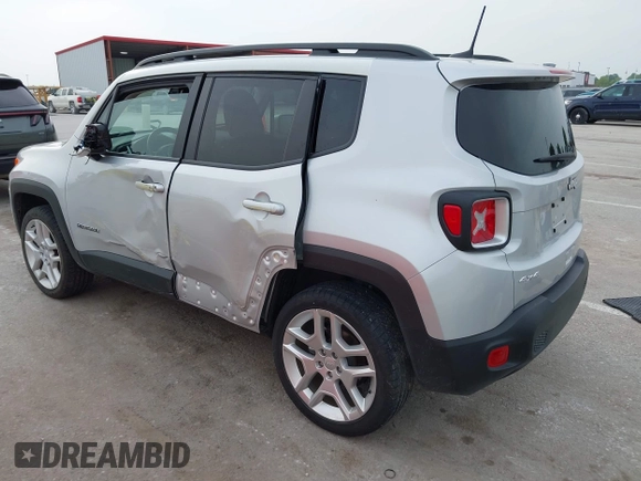 2021 Jeep Renegade 80th Anniversary with VIN ZACNJDBB3MPM57083, listed as a IAAI auction lot 42475021 with 10,080 mi miles and . Bid and sale history available at DreamBid. Image 3.