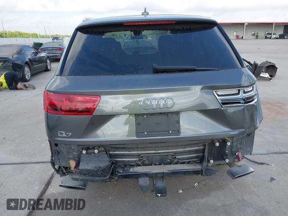 2019 Audi Q7 Premium Plus with VIN WA1LHAF76KD018184, listed as a IAAI auction lot 42056902 with 53,610 mi miles and . Bid and sale history available at DreamBid. Image 16.