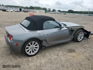 2008 BMW Z4 3.0si with VIN 4USBU53588LX04307, listed as a Copart auction lot 63514304 with 89,345 mi miles and Salvage Title. Bid and sale history available at carsss.com. Image 3.