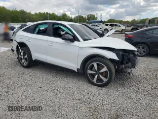 2023 Audi Q5 Sportback S line Premium Plus with VIN WA15AAFYXP2177153, listed as a Copart auction lot 52796865 with Not provided miles and Salvage title. Bid and sale history available at DreamBid. Image 4.