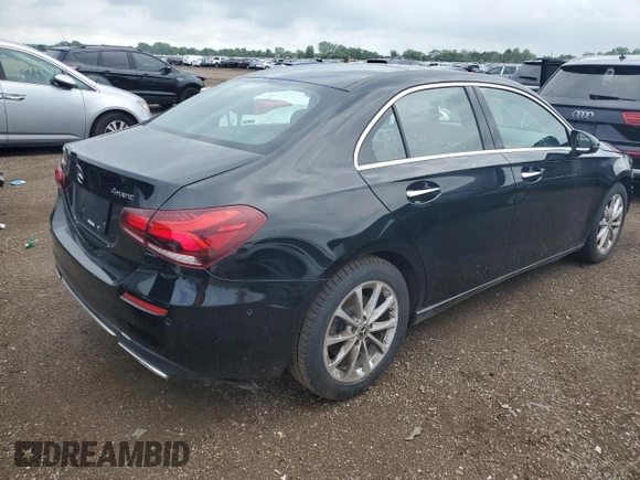 2020 Mercedes-Benz A 220 with VIN WDD3G4FB9LW041615, listed as a Copart auction lot 62144425 with 67,938 mi miles and Clean title. Bid and sale history available at DreamBid. Image 3.