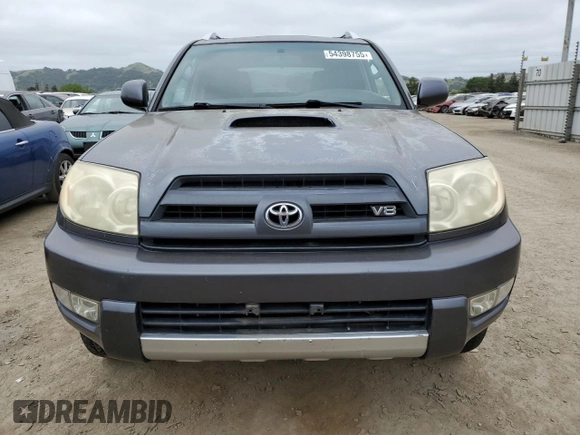 2005 Toyota 4Runner SR5 with VIN JTEBT14RX50056416, listed as a Copart auction lot 54398755 with 263,666 mi miles and Clean Title. Bid and sale history available at DreamBid. Image 5.