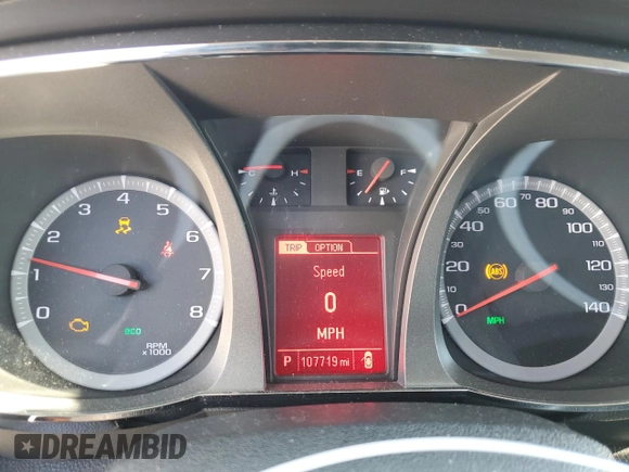 2017 GMC Terrain SLE with VIN 2GKFLSEK1H6297293, listed as a Copart auction lot 59229444 with 107,719 mi miles and Salvage Title. Bid and sale history available at DreamBid. Image 9.