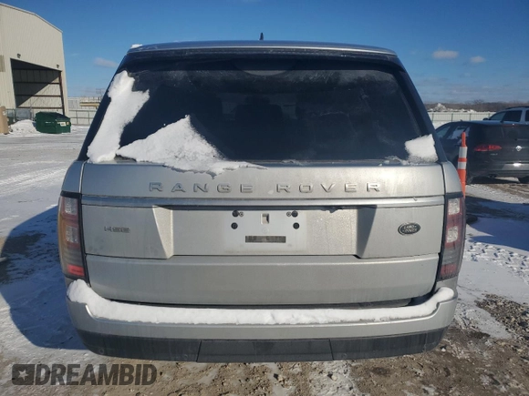 2016 Land Rover Range Rover HSE with VIN SALGS2PFXGA316503, listed as a Copart auction lot 46084185 with 134,994 mi miles and Salvage title. Bid and sale history available at DreamBid. Image 6.
