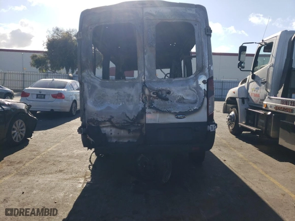 2015 Ford Transit Van with VIN 1FTBW2CG5FKA78623, listed as a Copart auction lot 77912414 with 0 mi miles and Non Repairable. Bid and sale history available at carsss.com. Image 6.