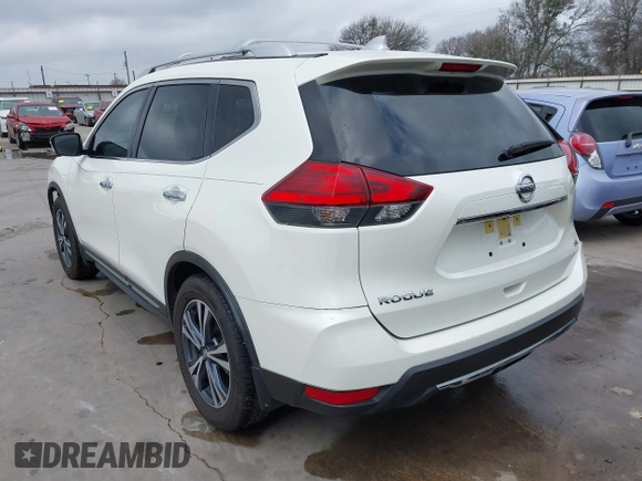 2017 Nissan Rogue SV with VIN JN8AT2MT2HW380211, listed as a IAAI auction lot 41672425 with 39,700 mi miles and . Bid and sale history available at DreamBid. Image 3.