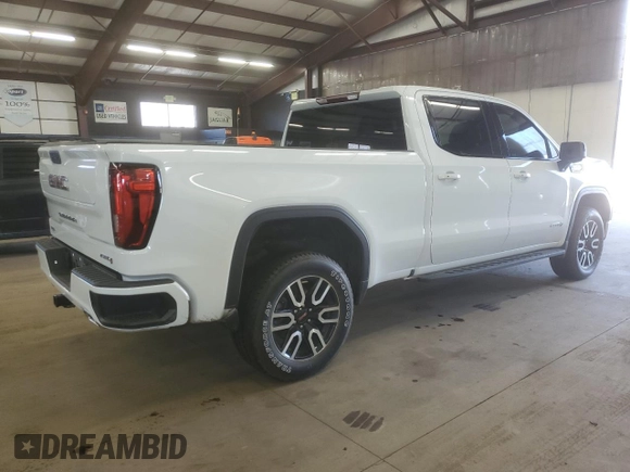 2021 GMC Sierra 1500 AT4 with VIN 3GTP9EEL1MG452089, listed as a Copart auction lot 50997965 with 48,557 mi miles and Salvage title. Bid and sale history available at DreamBid. Image 3.