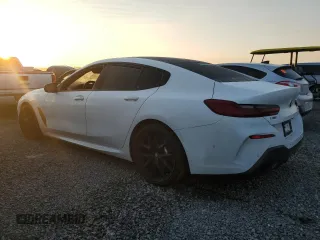 2023 BMW 8 Series M850i with VIN WBAGV8C0XPCL58173, listed as a Copart auction lot 76322394 with 24,954 mi miles and Non Repairable. Bid and sale history available at carsss.com. Image 2.