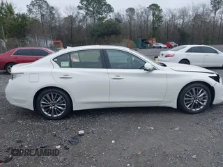 2024 Infiniti Q50 Luxe with VIN JN1EV7BP1RM600612, listed as a IAAI auction lot 41617834 with 20 mi miles and . Bid and sale history available at DreamBid. Image 14.