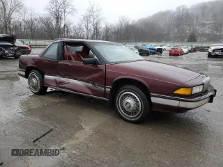 1990 Buick Regal with VIN 2G4WB14T4L1421545, listed as a Copart auction lot 43361855 with 50,580 mi miles and Salvage Title. Bid and sale history available at DreamBid. Image 4.