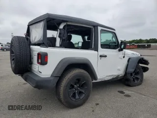 2018 Jeep Wrangler Sport z VIN 1C4GJXAG6JW168823, wystawiony jako Copart lot #64035115 z przebiegiem 90 387 mil mil oraz Szkoda całkowita • Salvage title. Historia ofert i sprzedaży dostępna na DreamBid. Obrazek 3.