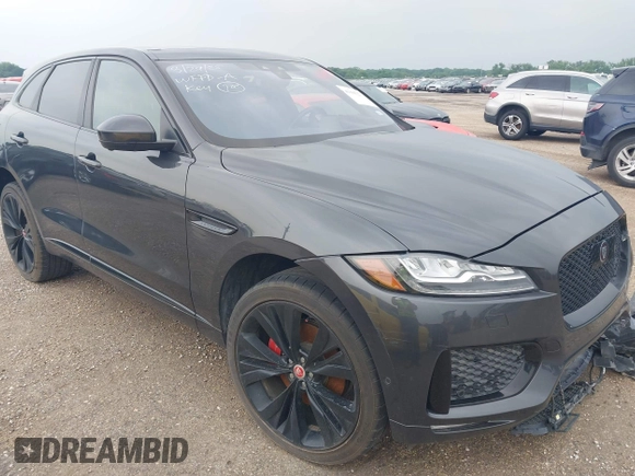 2018 Jaguar F-Pace S z VIN SADCM2FVXJA244092, wystawiony jako IAAI lot #41888353 z przebiegiem 95 501 mil mil oraz . Historia ofert i sprzedaży dostępna na DreamBid. Obrazek 1.