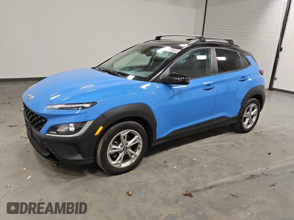 2022 Hyundai Kona SEL with VIN KM8K6CAB0NU771174, listed as a Copart auction lot 45456695 with 34,120 mi miles and Clean Title. Bid and sale history available at DreamBid. Image 1.