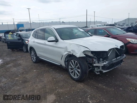 2019 BMW X3 xDrive30i with VIN 5UXTR9C5XKLE17238, listed as a IAAI auction lot 42030258 with 48,192 mi miles. Bid and sale history available at carsss.com. Image 18.