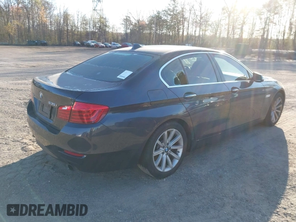 2014 BMW 5 Series 535i xDrive with VIN WBA5B3C53ED539542, listed as a IAAI auction lot 41858938 with 118,335 mi miles and . Bid and sale history available at carsss.com. Image 4.