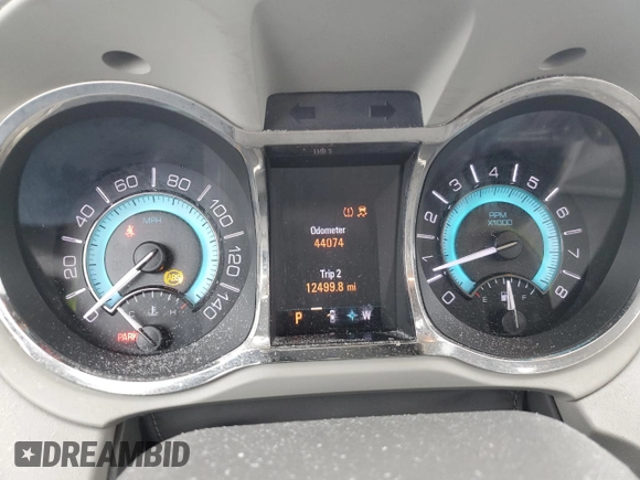2012 Buick LaCrosse Leather with VIN 1G4GC5E37CF195209, listed as a Copart auction lot 42254565 with 44,074 mi miles and Salvage title. Bid and sale history available at DreamBid. Image 9.