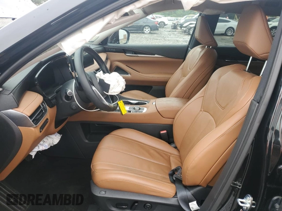 2025 Infiniti QX60 Sensory with VIN 5N1AL1GS7SC336153, listed as a Copart auction lot 57083985 with 5,692 mi miles and Salvage title. Bid and sale history available at DreamBid. Image 7.