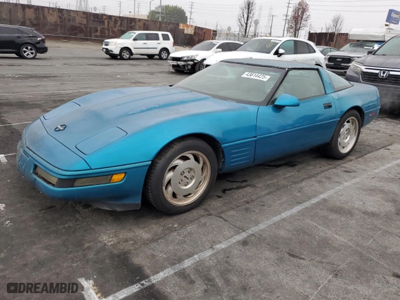 1994 Chevrolet Corvette with VIN 1G1YY22P0R5107379, listed as a Copart auction lot 43614425 with 127,470 mi miles and Clean Title. Bid and sale history available at carsss.com. Image 1.