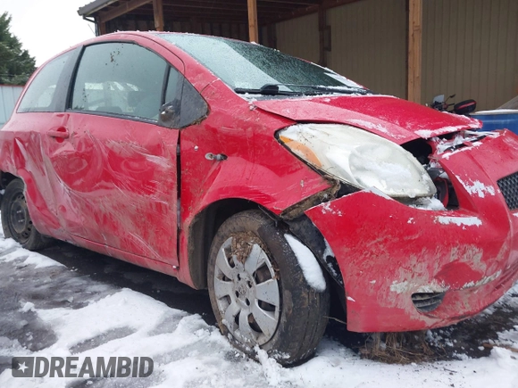 2008 Toyota Yaris with VIN JTDJT923285159575, listed as a IAAI auction lot 41559257 with 206,466 mi miles. Bid and sale history available at carsss.com. Image 14.
