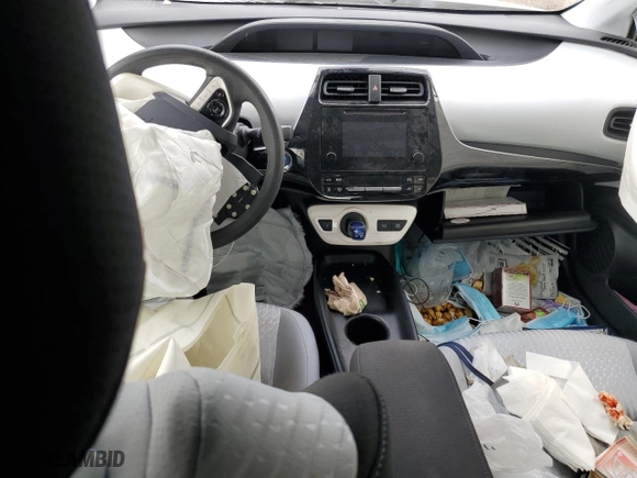 2018 Toyota Prius Two with VIN JTDKBRFU2J3596083, listed as a Copart auction lot 49340545 with 0 mi miles and Salvage Title. Bid and sale history available at carsss.com. Image 8.