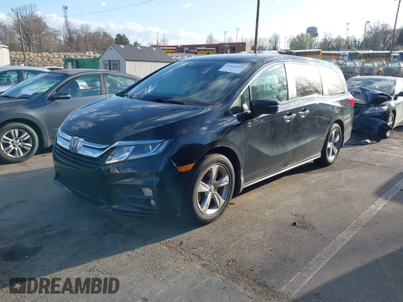 2019 Honda Odyssey EX-L with VIN 5FNRL6H74KB061567, listed as a IAAI auction lot 41810919 with 129,146 mi miles. Bid and sale history available at carsss.com. Image 17.