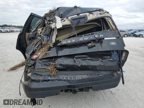 2014 Land Rover Range Rover Supercharged with VIN SALGS3TF9EA193947, listed as a Copart auction lot 89169615 with Not provided miles and Salvage title. Bid and sale history available at DreamBid. Image 6.