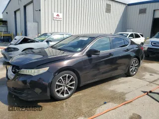 2016 Acura TLX V6 with VIN 19UUB2F3XGA004538, listed as a Copart auction lot 60084615 with 103,558 mi miles and Salvage title. Bid and sale history available at DreamBid. Image 1.
