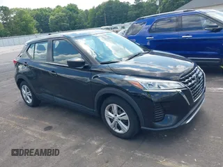 2021 Nissan Kicks S with VIN 3N1CP5BVXML532687, listed as a IAAI auction lot 42457217 with 79,438 mi miles and . Bid and sale history available at DreamBid. Image 1.