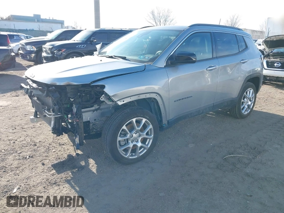 2023 Jeep Compass Latitude Lux с VIN 3C4NJDFNXPT502492, выставлен на аукционе IAAI как лот 41597253 с пробегом 18 747 миль миль и . История ставок и продаж доступна на DreamBid. Изображение 17.