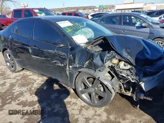 2013 Dodge Dart SXT with VIN 1C3CDFBA7DD307050, listed as a IAAI auction lot 41143839 with 155,061 mi miles. Bid and sale history available at carsss.com. Image 1.