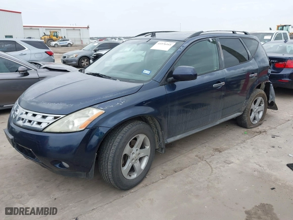 2003 Nissan Murano SL with VIN JN8AZ08T83W104170, listed as a IAAI auction lot 41576161 with 165,328 mi miles. Bid and sale history available at carsss.com. Image 18.