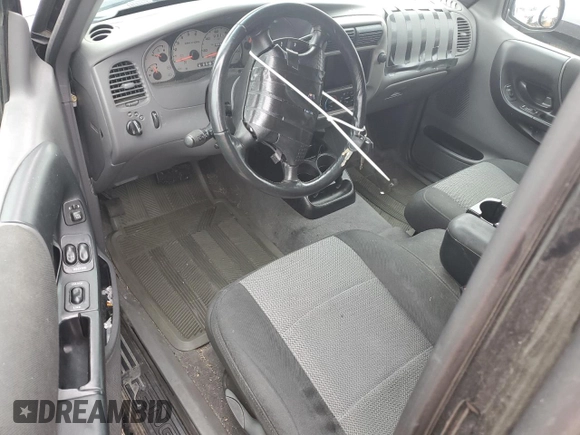 2003 Ford Ranger XL Fleet with VIN 1FTYR44U33PB76954, listed as a Copart auction lot 59866174 with 180,629 mi miles and Salvage title. Bid and sale history available at DreamBid. Image 8.