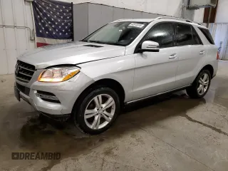 2015 Mercedes-Benz M 350 with VIN 4JGDA5HB8FA491448, listed as a Copart auction lot 44915015 with 114,121 mi miles and Salvage title. Bid and sale history available at DreamBid. Image 1.