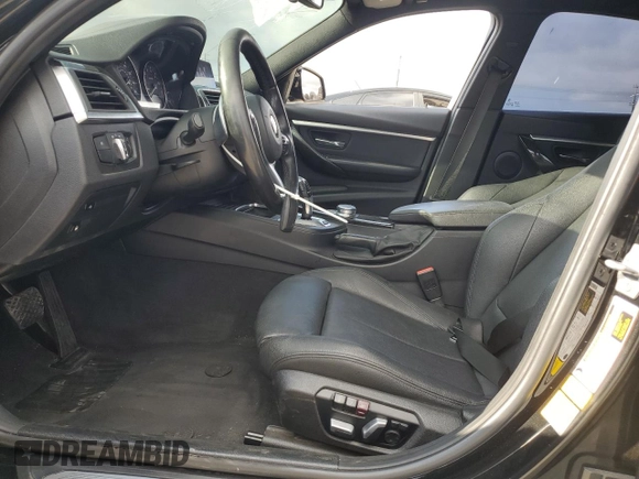 2018 BMW 3 Series 330e iPerformance with VIN WBA8E1C52JA178082, listed as a Copart auction lot 44809595 with 153,425 mi miles and Salvage Title. Bid and sale history available at carsss.com. Image 7.