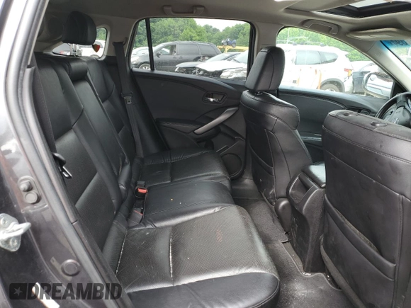 2014 Acura RDX Tech Pkg with VIN 5J8TB3H50EL012388, listed as a Copart auction lot 57710394 with 0 mi miles and Salvage Title. Bid and sale history available at carsss.com. Image 11.
