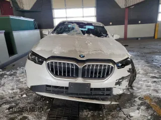 2024 BMW 5 Series 530i with VIN WBA43FJ08RCS37855, listed as a Copart auction lot 44754245 with 0 mi miles and Salvage Title. Bid and sale history available at carsss.com. Image 5.