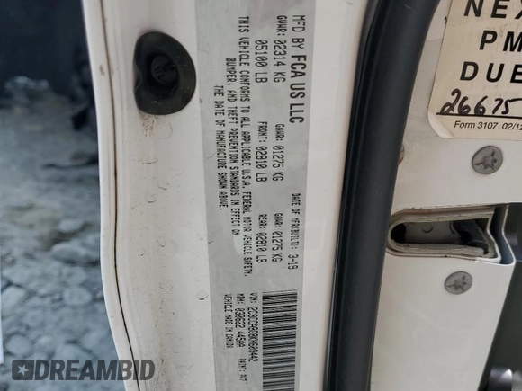 2019 Chrysler 300 S with VIN 2C3CCABG8KH609442, listed as a Copart auction lot 51114035 with 97,468 mi miles and Salvage Title. Bid and sale history available at DreamBid. Image 12.