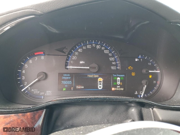 2016 Cadillac CTS Sedan RWD with VIN 1G6AP5SX2G0197905, listed as a Copart auction lot 44547575 with 78,695 mi miles and Salvage Title. Bid and sale history available at carsss.com. Image 9.