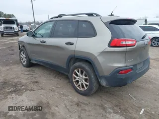 2017 Jeep Cherokee Sport with VIN 1C4PJMAB0HW567739, listed as a IAAI auction lot 41381622 with 120,217 mi miles. Bid and sale history available at carsss.com. Image 3.