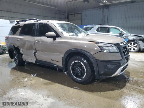 2023 Nissan Pathfinder SV with VIN 5N1DR3BD8PC212514, listed as a Copart auction lot 44709455 with 49,497 mi miles and Salvage Title. Bid and sale history available at carsss.com. Image 4.