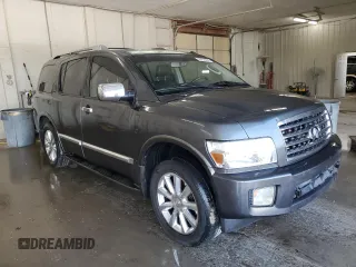 2008 Infiniti QX56 z VIN 5N3AA08C58N912480, wystawiony jako Copart lot #58962025 z przebiegiem 325 726 mil mil oraz Szkoda całkowita • Salvage title. Historia ofert i sprzedaży dostępna na DreamBid. Obrazek 4.